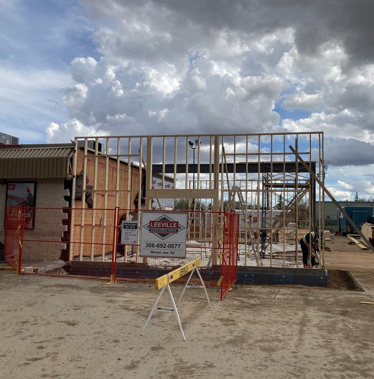 Assiniboia Liquor Store Framing